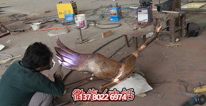 大雁公园动物铜雕铸造雕塑 大雁公园动物铜雕铸造雕塑