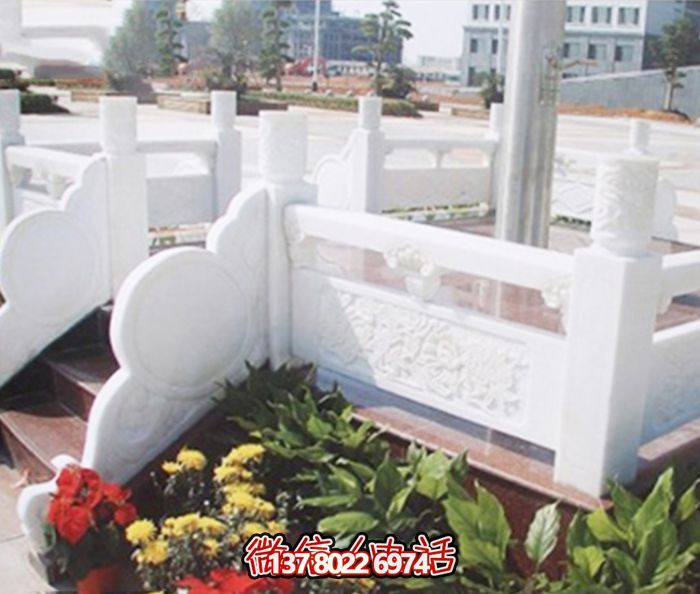 工厂校园景观汉白玉升旗台石雕 工厂校园景观汉白玉升旗台石雕