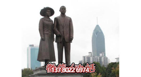 孙中山雕塑-城市花园广场摆放铸造孙中山和宋庆龄伟人铜雕 孙中山雕塑-城市花园广场摆放铸造孙中山和宋庆龄伟人铜雕