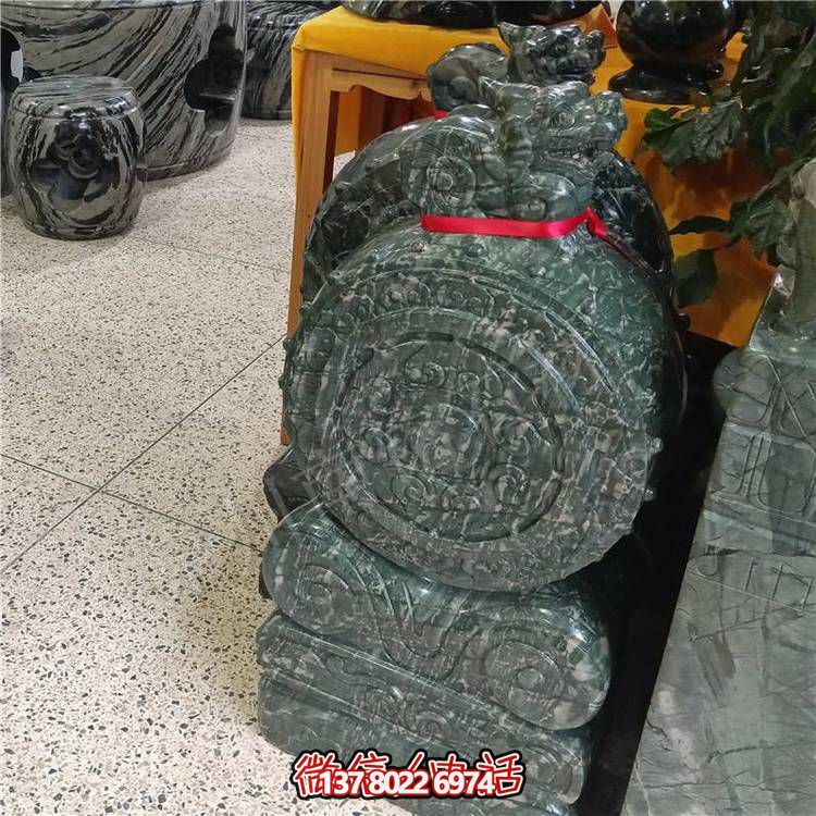 庭院门口仿古做旧门鼓石墩子摆件摆设抱鼓石雕塑