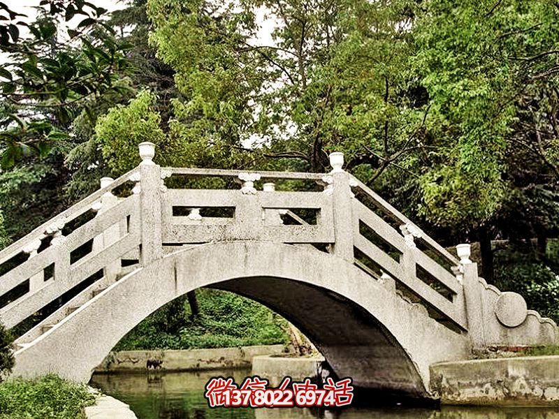 园林水景大理石拱桥镂空栏杆雕塑