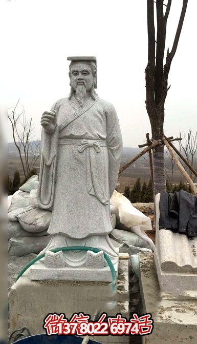 小区公园摆放唐朝著名书法家诗人柳公权大理石雕塑像 小区公园摆放唐朝著名书法家诗人柳公权大理石雕塑像