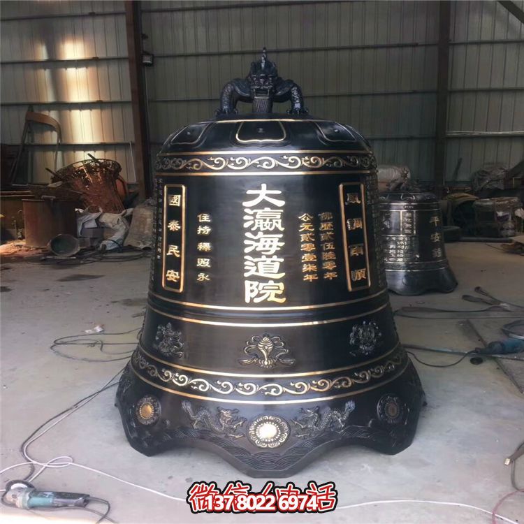 寺庙铜钟铸造雕塑