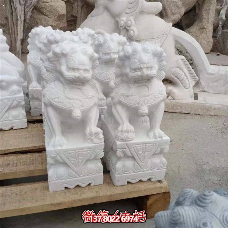 门口酒店大型石雕镇宅招财狮子雕塑