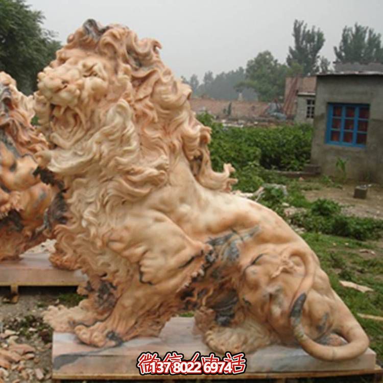 别墅小区大型镇宅神兽狮子雕塑