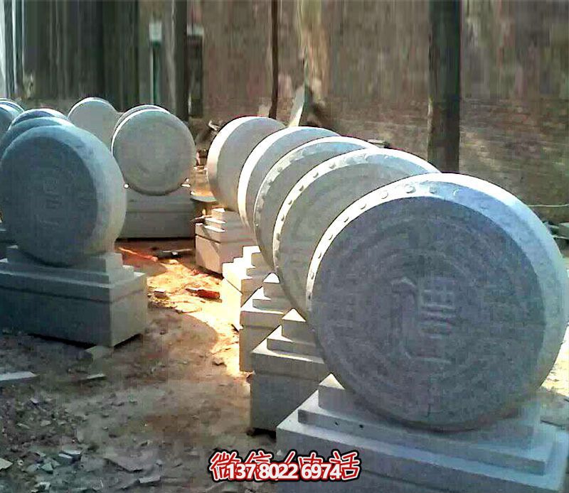 仿古石门墩招财抱鼓石石雕