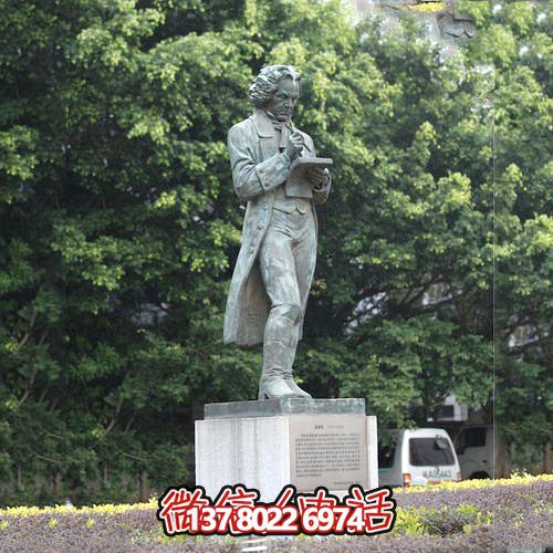 校园名人音乐家世界名人贝多芬雕塑 校园名人音乐家世界名人贝多芬雕塑
