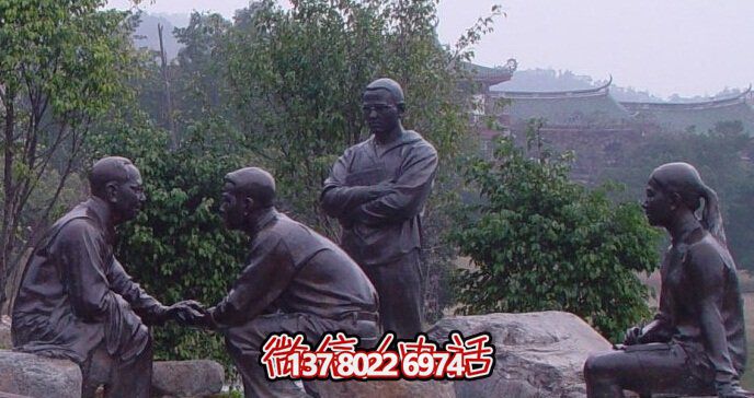 毛主席商谈国事人物园林景观铜毛泽东雕塑 毛主席商谈国事人物园林景观铜毛泽东雕塑