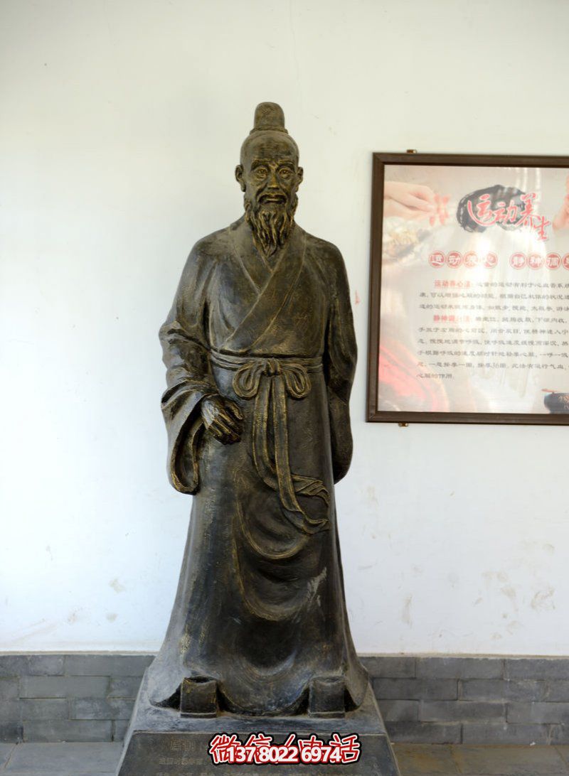 扁鹊古代医学名人铜雕扁鹊雕塑 扁鹊古代医学名人铜雕扁鹊雕塑