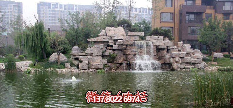 小区湖边摆放装饰立体山形景观雕塑 小区湖边摆放装饰立体山形景观雕塑