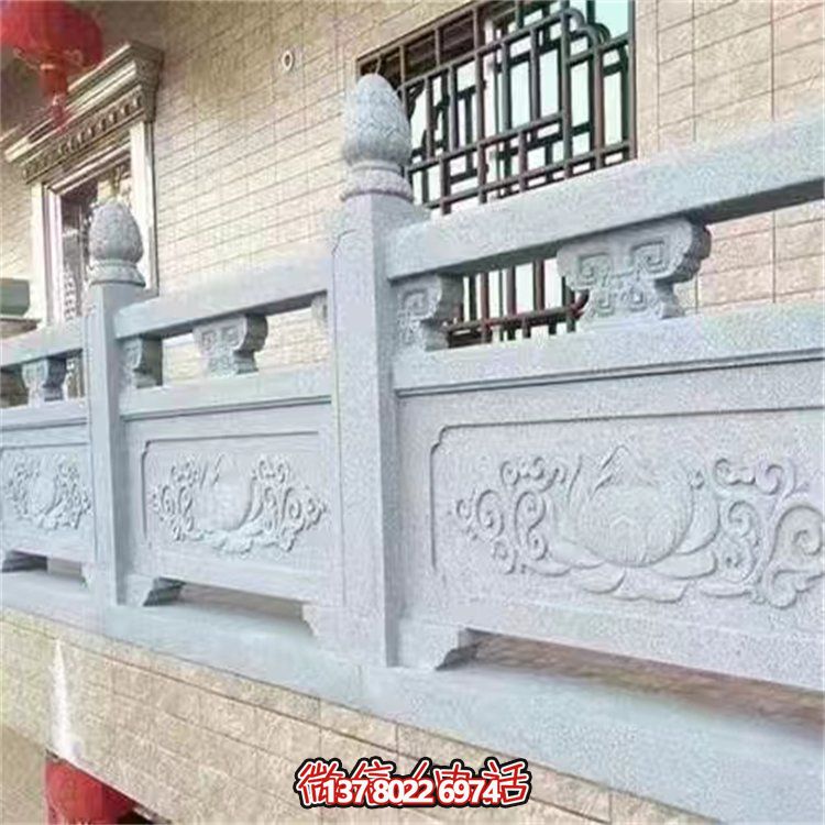 大理石石雕户外园林景观栏杆栏板雕塑