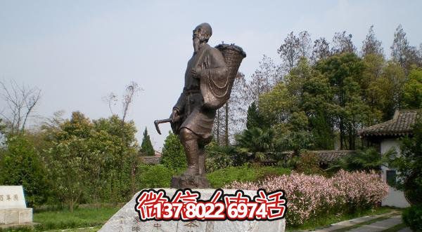 医院景区公园古代医学家李时珍锻造纯铜雕塑 医院景区公园古代医学家李时珍锻造纯铜雕塑