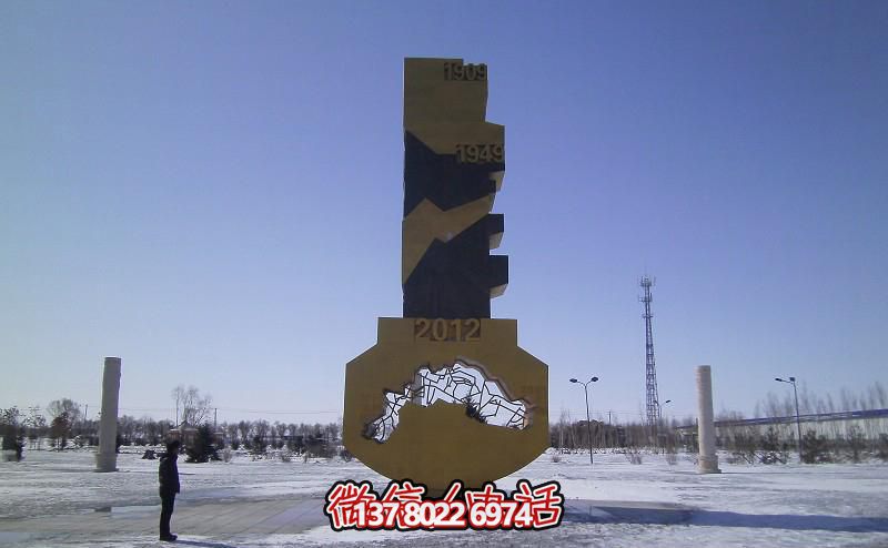 公园大型仿真不锈钢钥匙雕塑 公园大型仿真不锈钢钥匙雕塑