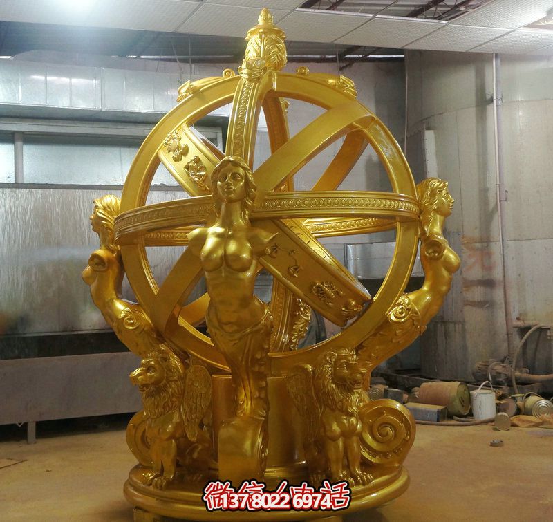 商场广场摆放的不锈钢喷漆美人鱼雕塑 商场广场摆放的不锈钢喷漆美人鱼雕塑