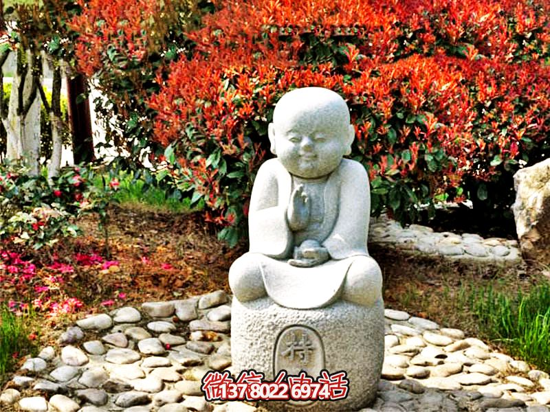 寺院汉白玉打坐的和尚雕塑 寺院汉白玉打坐的和尚雕塑
