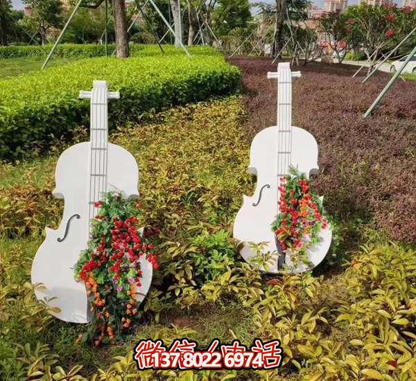 景区创意玻璃钢仿真乐器琴雕塑 景区创意玻璃钢仿真乐器琴雕塑