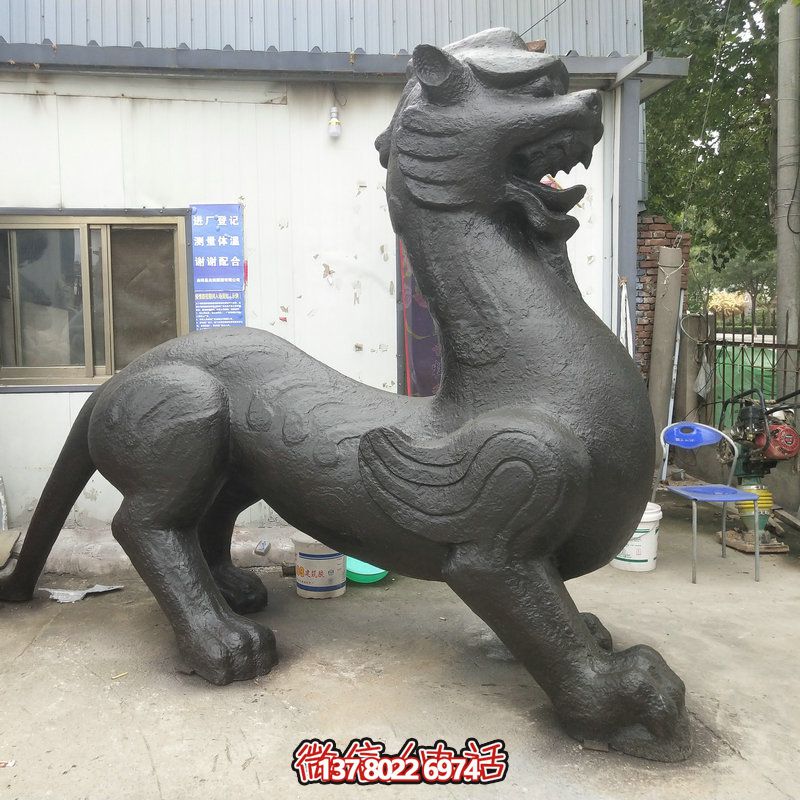 寺庙大型不锈钢神兽貔貅雕塑 寺庙大型不锈钢神兽貔貅雕塑