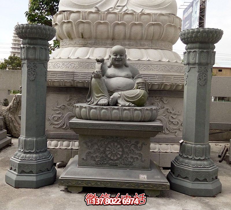 宗教庙宇石雕如意弥勒佛雕塑 宗教庙宇石雕如意弥勒佛雕塑