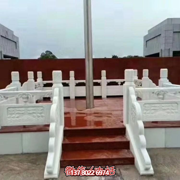 旗台石栏板石栏杆生产石雕青石石栏杆雕塑