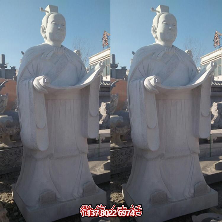 大理石雕刻古代人物雕塑景区户外广场摆件