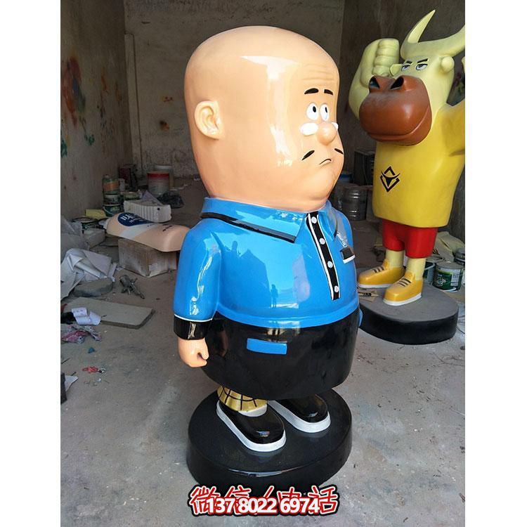 商场摆放玻璃钢卡通动画片小品人物雕塑