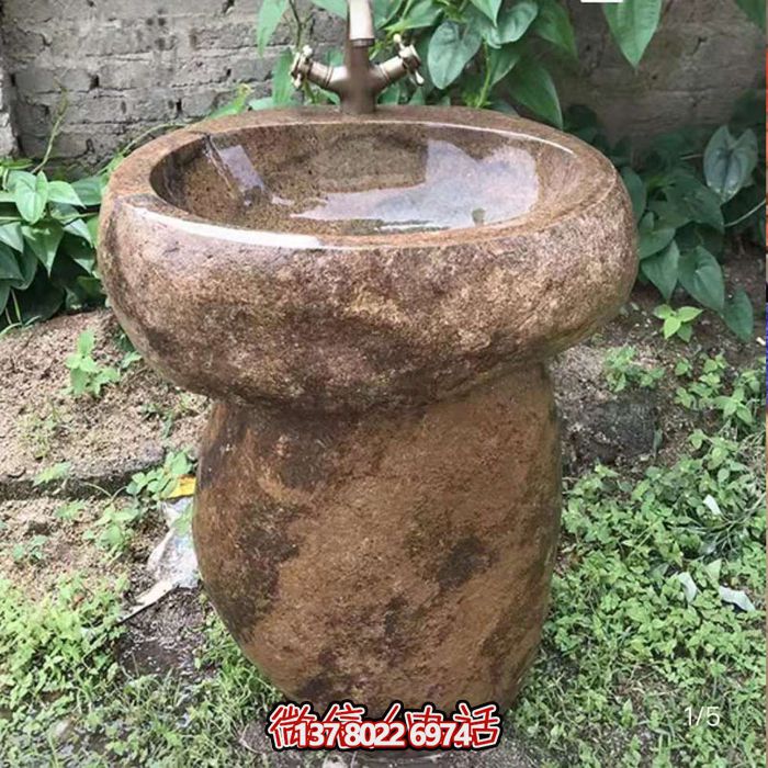 户外个性大理石石雕花盆雕塑 户外个性大理石石雕花盆雕塑