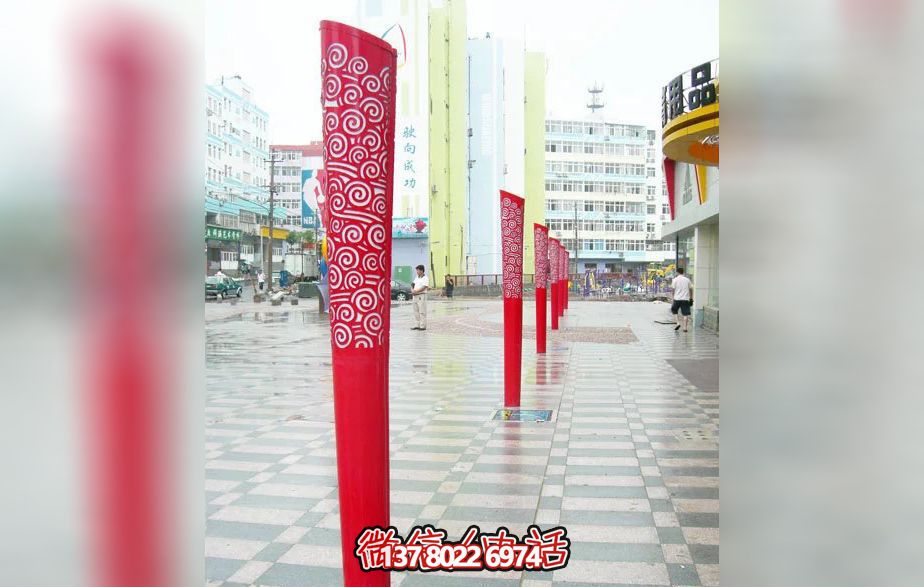 广场公园玻璃钢仿真户外火炬雕塑 广场公园玻璃钢仿真户外火炬雕塑