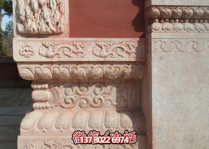 寺庙墙基须弥座雕塑 寺庙墙基须弥座雕塑
