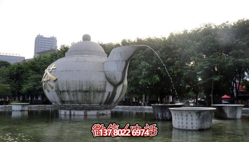 公园池塘大型不锈钢园林景观天壶雕塑