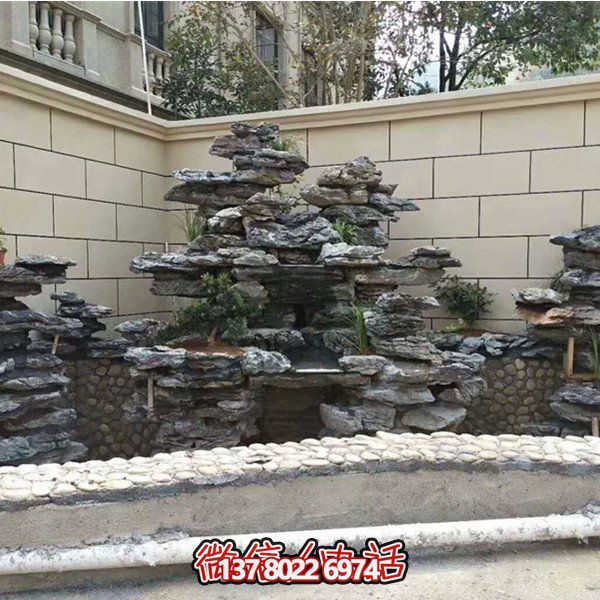 大理石石雕户外园林景观假山雕塑