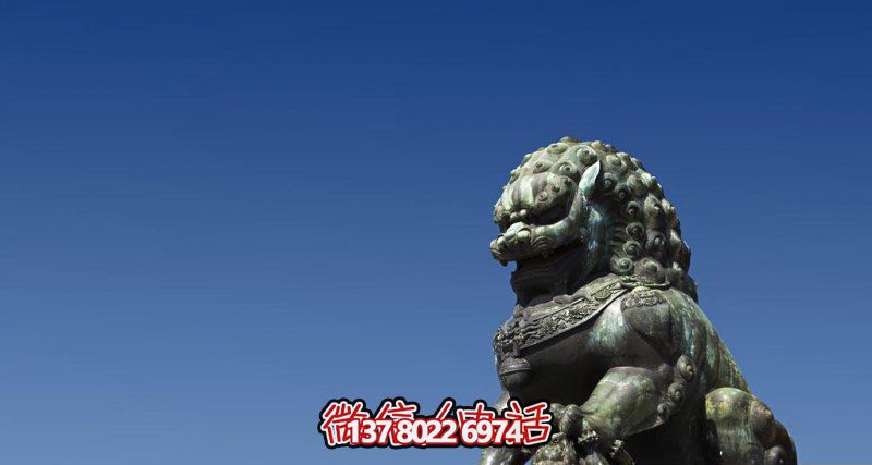 祠堂青石石雕仿古做旧狮子雕塑