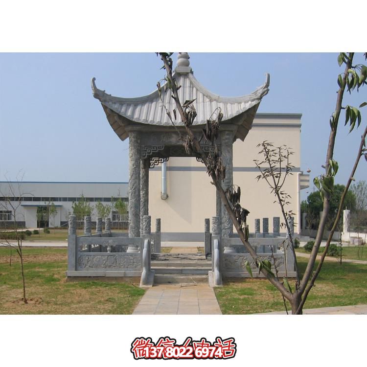 户外景区大型中式六角凉亭