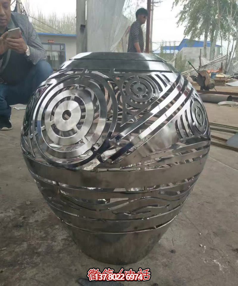 不锈钢艺术水缸不锈钢镂空景观缸雕塑 不锈钢艺术水缸不锈钢镂空景观缸雕塑