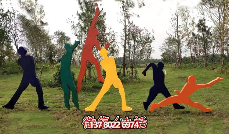 不锈钢抽象跨栏人物广场公园景观小品雕塑 不锈钢抽象跨栏人物广场公园景观小品雕塑
