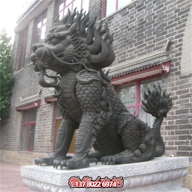 企业工厂门口大型镇宅麒麟