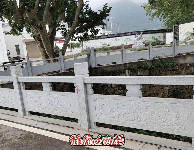 乡镇河道景观大理石围栏雕塑 乡镇河道景观大理石围栏雕塑