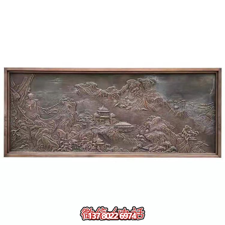 园林室内浮雕铜雕壁画