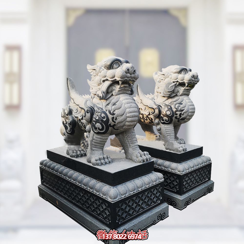 户外景区青石石雕仿古做旧庭院门口镇宅貔貅雕塑 户外景区青石石雕仿古做旧庭院门口镇宅貔貅雕塑