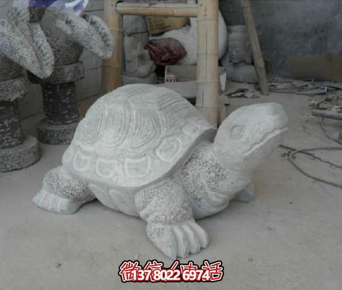 户外广场汉白玉石雕乌龟雕塑 户外广场汉白玉石雕乌龟雕塑