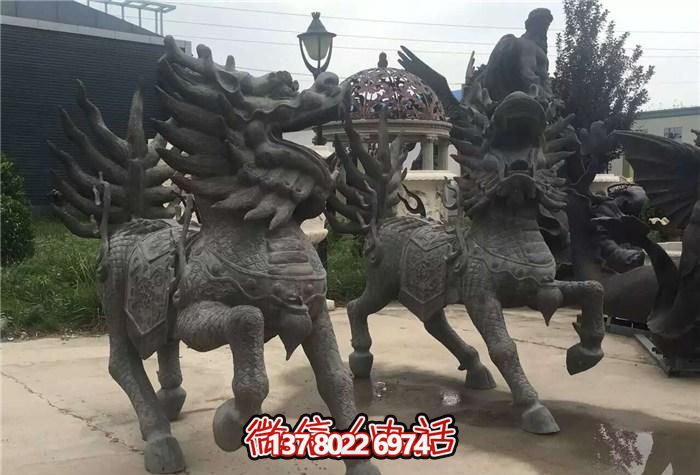 户外广场大型景观装饰品镇宅麒麟雕塑 户外广场大型景观装饰品镇宅麒麟雕塑