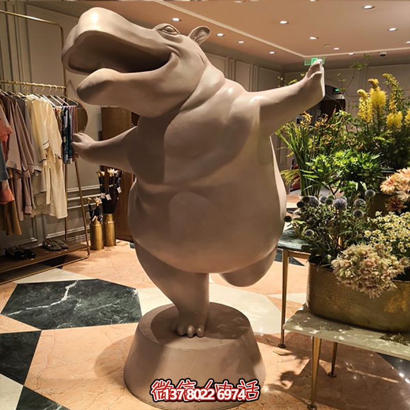 游乐场摆放的一只跳舞的玻璃钢创意海马雕塑 游乐场摆放的一只跳舞的玻璃钢创意海马雕塑