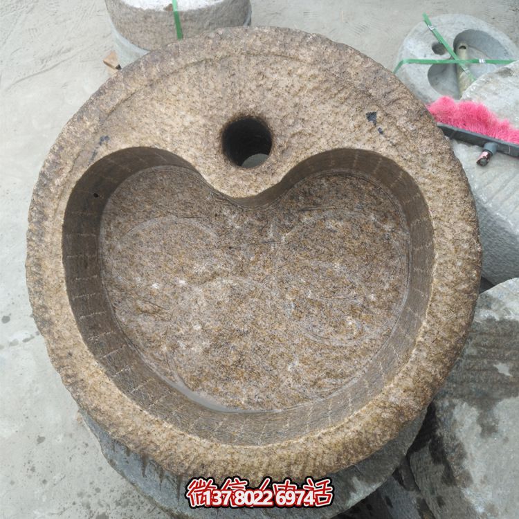 老旧石槽石头洗手盆石缸水槽庭院阳台流水景观摆件 老旧石槽石头洗手盆石缸水槽庭院阳台流水景观摆件
