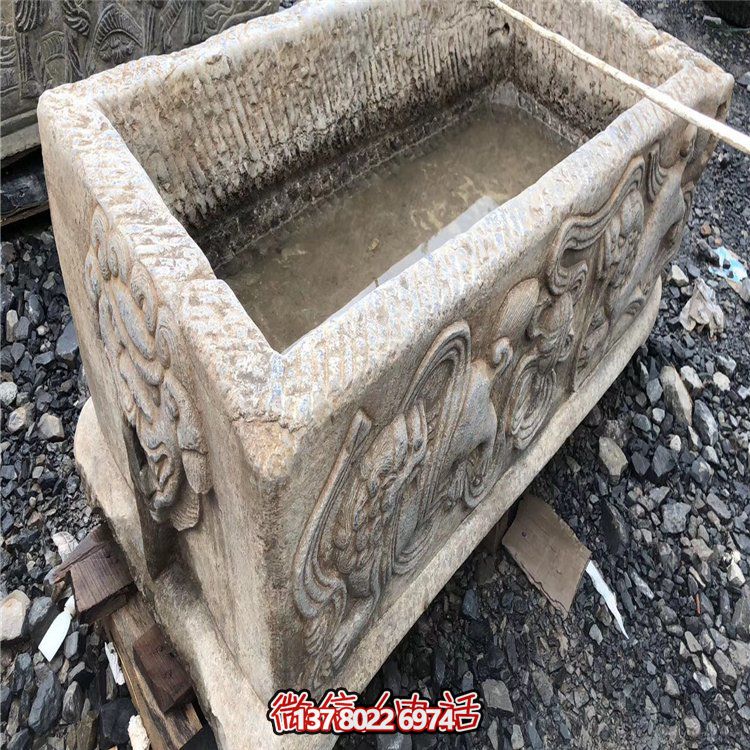 老石槽，汉白玉仿古石槽