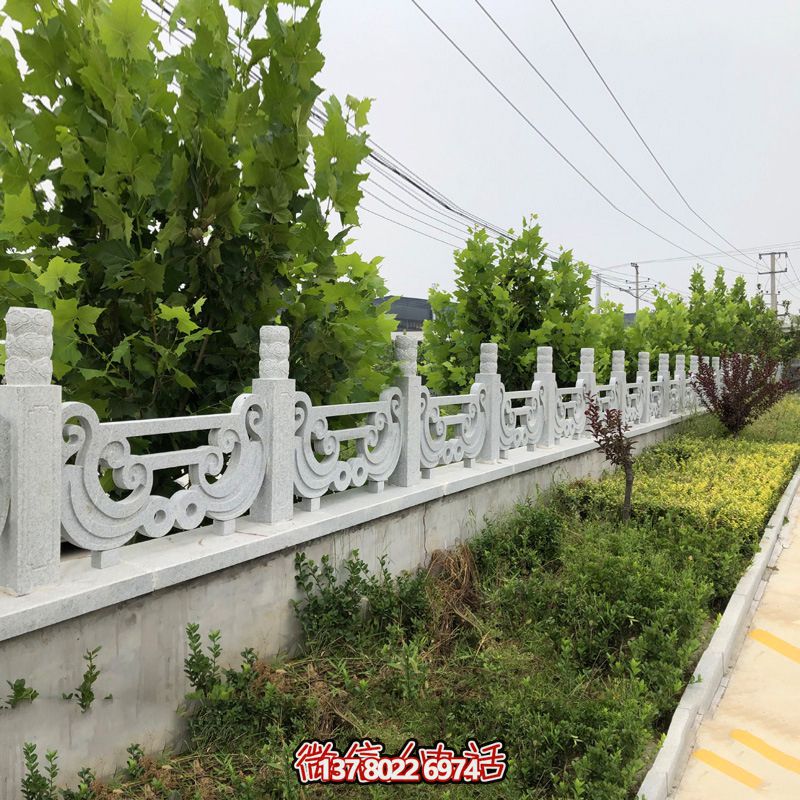 花园围墙大理石雕刻花纹栏杆 花园围墙大理石雕刻花纹栏杆