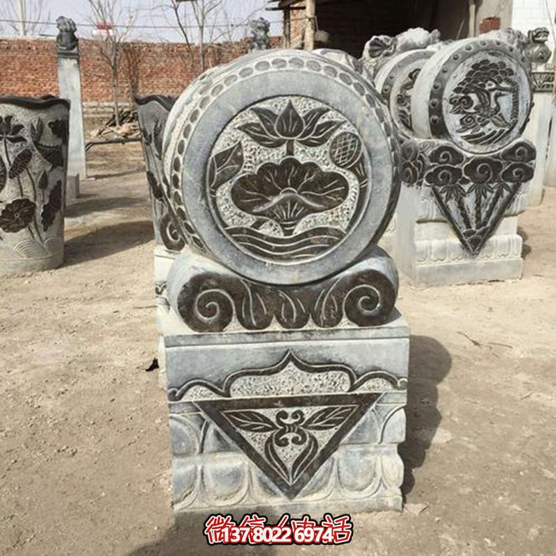 城市广场门墩仿古抱鼓石中式庭院别墅招财门墩摆件 城市广场门墩仿古抱鼓石中式庭院别墅招财门墩摆件