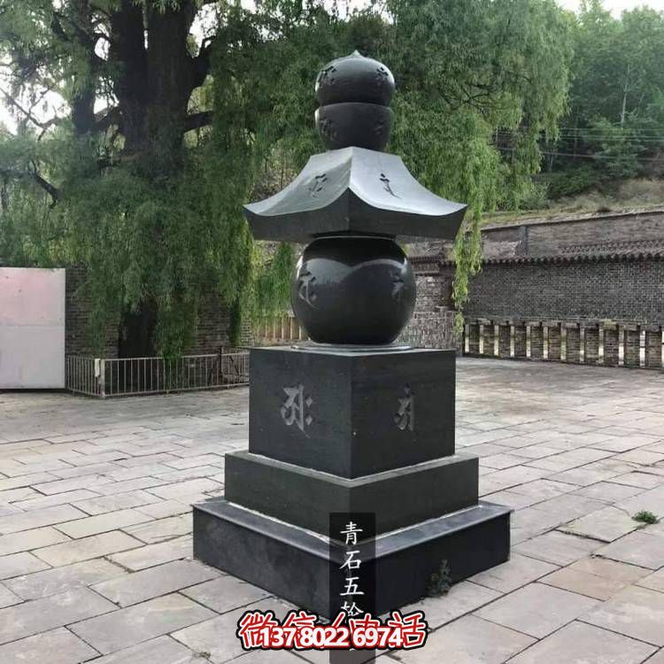 仿古石雕石塔户外石佛塔雕塑