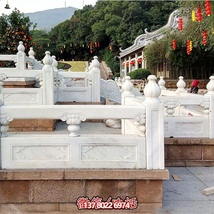 景区景点石材石雕河道栏杆栏板雕塑
