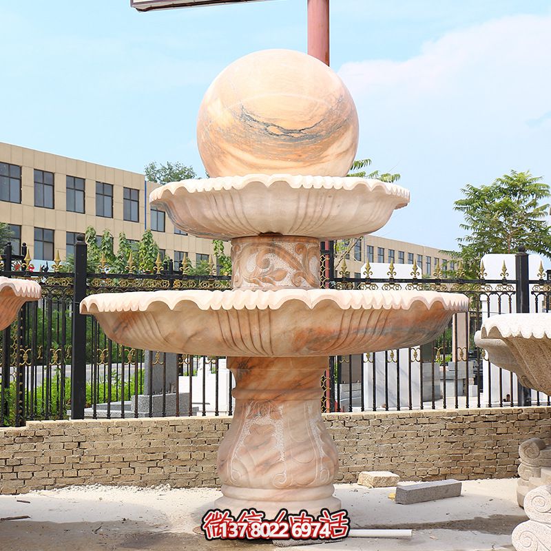 景区广场大理石风水球喷泉雕塑 景区广场大理石风水球喷泉雕塑