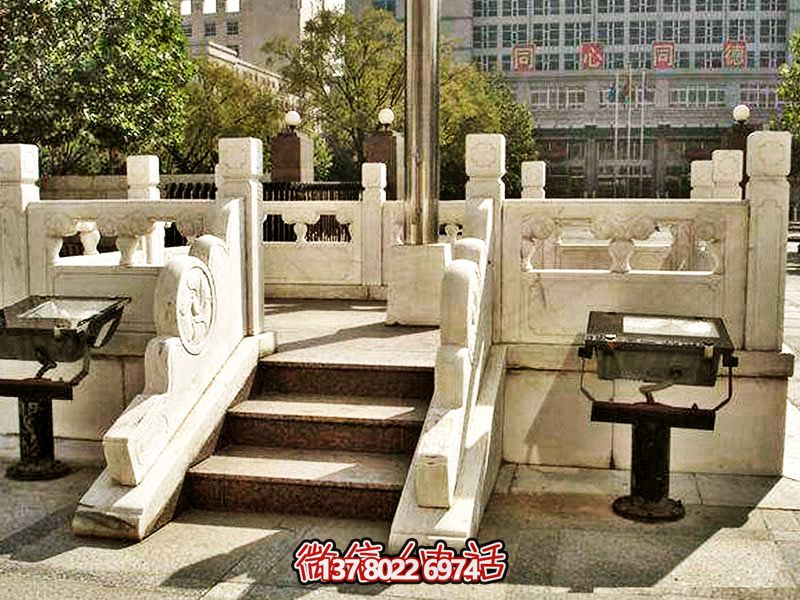 企业升旗台大理石仿护栏杆 企业升旗台大理石仿护栏杆