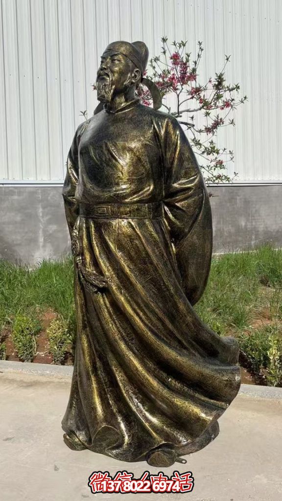 铜雕塑人物的加工制作